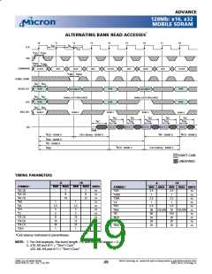 浏览型号MT48LC4M32LFFC的Datasheet PDF文件第49页