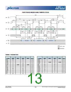 浏览型号MT4C4M4B1TG-6的Datasheet PDF文件第13页