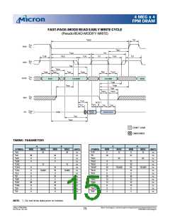 浏览型号MT4C4M4B1TG-6的Datasheet PDF文件第15页