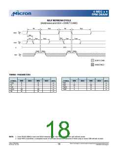 浏览型号MT4C4M4B1TG-6的Datasheet PDF文件第18页