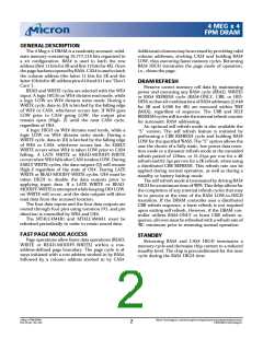 浏览型号MT4C4M4B1TG-6的Datasheet PDF文件第2页