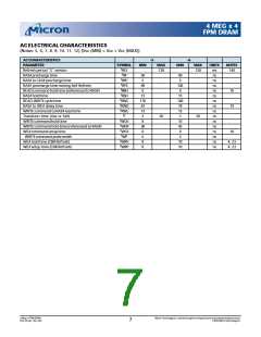 浏览型号MT4C4M4B1TG-6的Datasheet PDF文件第7页