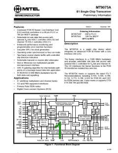 浏览型号MT9075AP的Datasheet PDF文件第1页