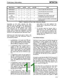 浏览型号MT9075AP的Datasheet PDF文件第11页