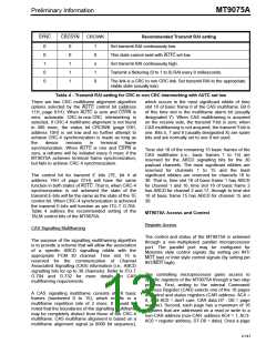 浏览型号MT9075A的Datasheet PDF文件第13页