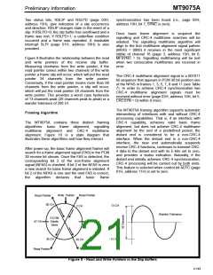 浏览型号MT9075AP的Datasheet PDF文件第21页