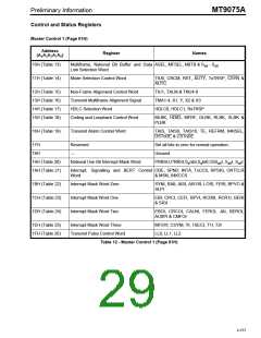 浏览型号MT9075AP的Datasheet PDF文件第29页