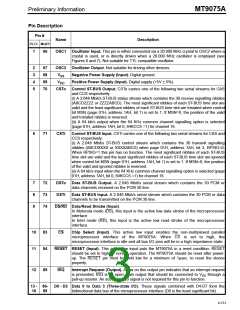浏览型号MT9075AP的Datasheet PDF文件第3页