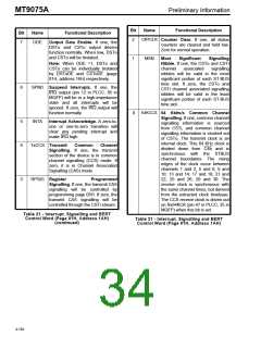 浏览型号MT9075AP的Datasheet PDF文件第34页