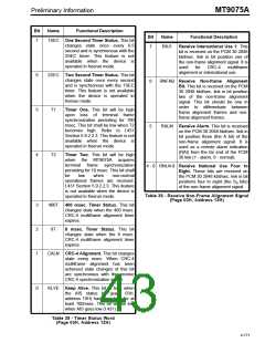 浏览型号MT9075AP的Datasheet PDF文件第43页
