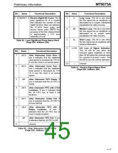 浏览型号MT9075AP的Datasheet PDF文件第45页
