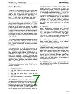 浏览型号MT9075AP的Datasheet PDF文件第7页