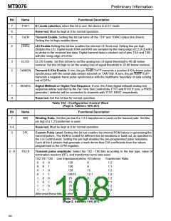 浏览型号MT9076的Datasheet PDF文件第108页