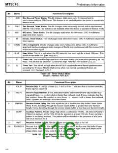 浏览型号MT9076的Datasheet PDF文件第116页