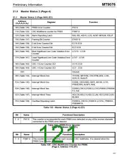 浏览型号MT9076的Datasheet PDF文件第121页