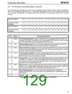 浏览型号MT9076的Datasheet PDF文件第129页