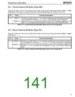 浏览型号MT9076的Datasheet PDF文件第141页