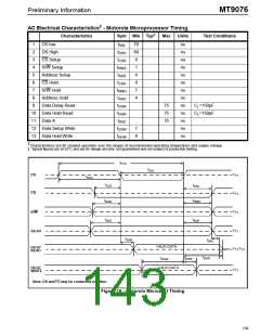 浏览型号MT9076的Datasheet PDF文件第143页