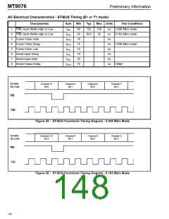 浏览型号MT9076的Datasheet PDF文件第148页