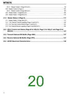 浏览型号MT9076的Datasheet PDF文件第20页