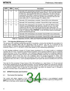 浏览型号MT9076的Datasheet PDF文件第34页