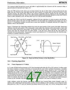 浏览型号MT9076的Datasheet PDF文件第47页