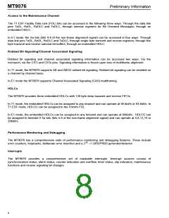 浏览型号MT9076的Datasheet PDF文件第8页