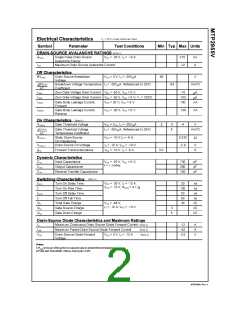 浏览型号MTP2955V的Datasheet PDF文件第2页