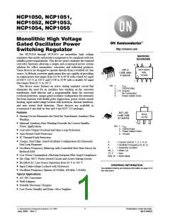浏览型号NCP1052P44的Datasheet PDF文件第1页