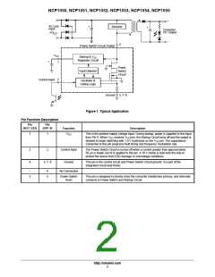 浏览型号NCP1052P44的Datasheet PDF文件第2页