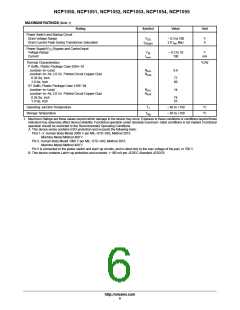 浏览型号NCP1052P44的Datasheet PDF文件第6页