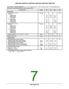 浏览型号NCP1052P44的Datasheet PDF文件第7页