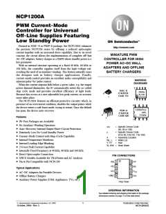 浏览型号NCP1200A/D的Datasheet PDF文件第1页