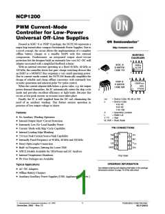 浏览型号NCP1200P40的Datasheet PDF文件第1页