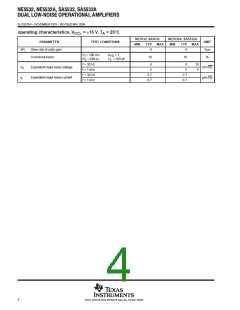 浏览型号NE5532P的Datasheet PDF文件第4页