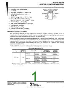 浏览型号NE5534的Datasheet PDF文件第1页