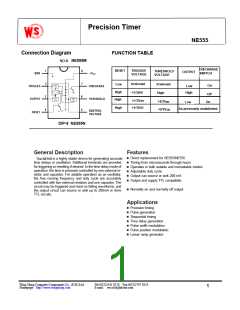 浏览型号NE555的Datasheet PDF文件第1页