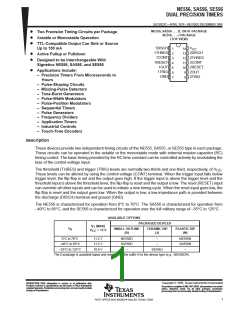 浏览型号NE556N的Datasheet PDF文件第1页