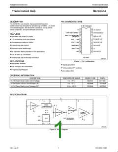 浏览型号NE564的Datasheet PDF文件第1页