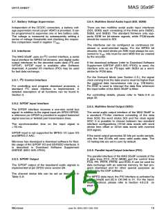 浏览型号MAS3539F的Datasheet PDF文件第15页