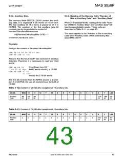 浏览型号MAS3539F的Datasheet PDF文件第43页