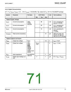 浏览型号MAS3539F的Datasheet PDF文件第71页