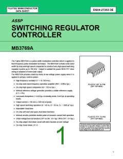 浏览型号MB3769A的Datasheet PDF文件第1页