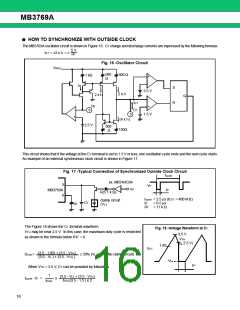 浏览型号MB3769A的Datasheet PDF文件第16页