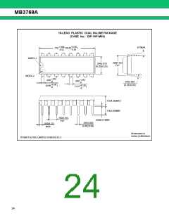 浏览型号MB3769A的Datasheet PDF文件第24页