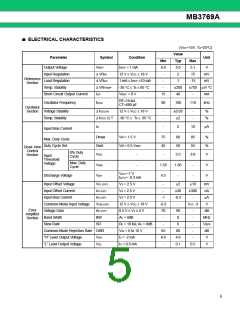 浏览型号MB3769A的Datasheet PDF文件第5页