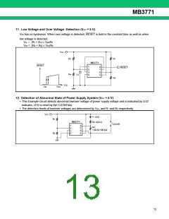 浏览型号MB3771的Datasheet PDF文件第13页