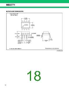 浏览型号MB3771的Datasheet PDF文件第18页