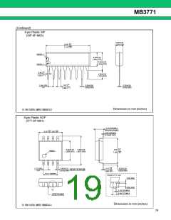 浏览型号MB3771的Datasheet PDF文件第19页