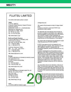 浏览型号MB3771的Datasheet PDF文件第20页